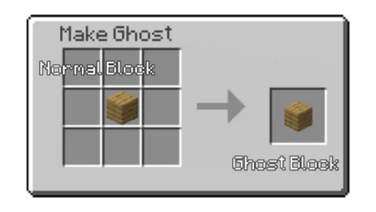 Addon: Ghost Block - modsgamer.com