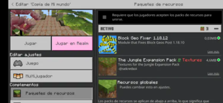 Addon: Block-Geo Fixer - modsgamer.com