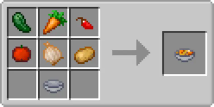 Addon: XLFoodModPE - modsgamer.com