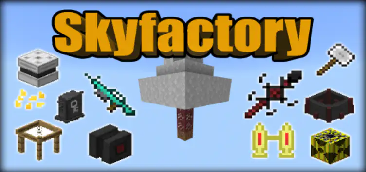 Map: Skyfactory V4 - modsgamer.com