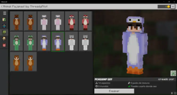 Skin Pack: Pajamas Kigurumi - modsgamer.com