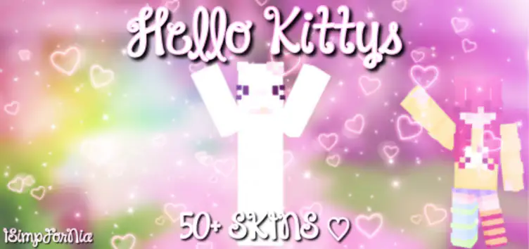 Hello Kitty Minecraft Skin - Mods for Minecraft