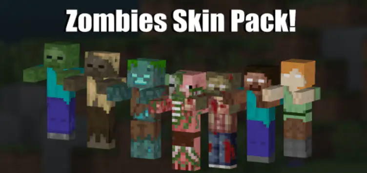 Skin Pack: Zombies (It has the Zombie Attack Animations) - modsgamer.com