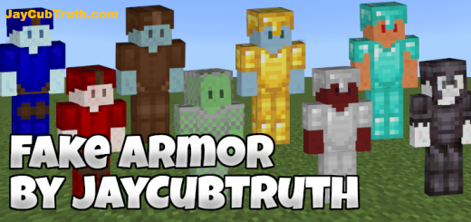 Fake Armor Skin Pack(8 Skins) - Mods For Minecraft