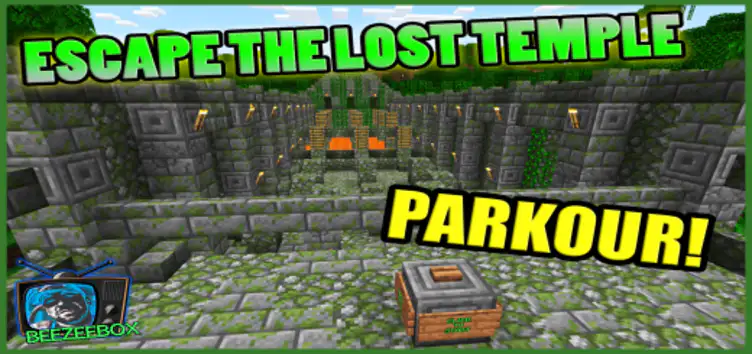 Map: Escape the Lost Temple (Parkour) - modsgamer.com