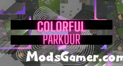 Colorful Parkour Minecraft Map | modsgamer.com