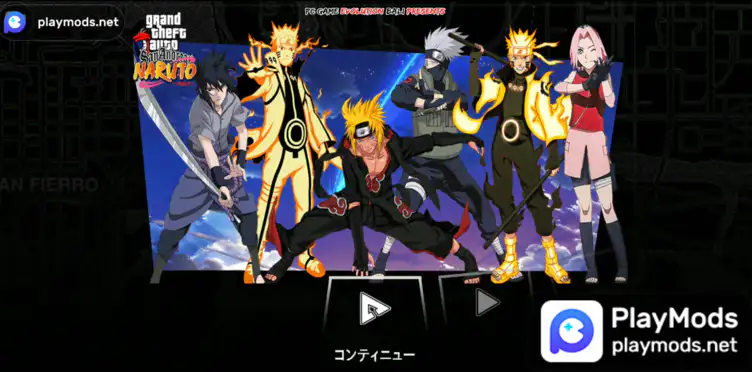 Naruto Menu - modsgamer.com