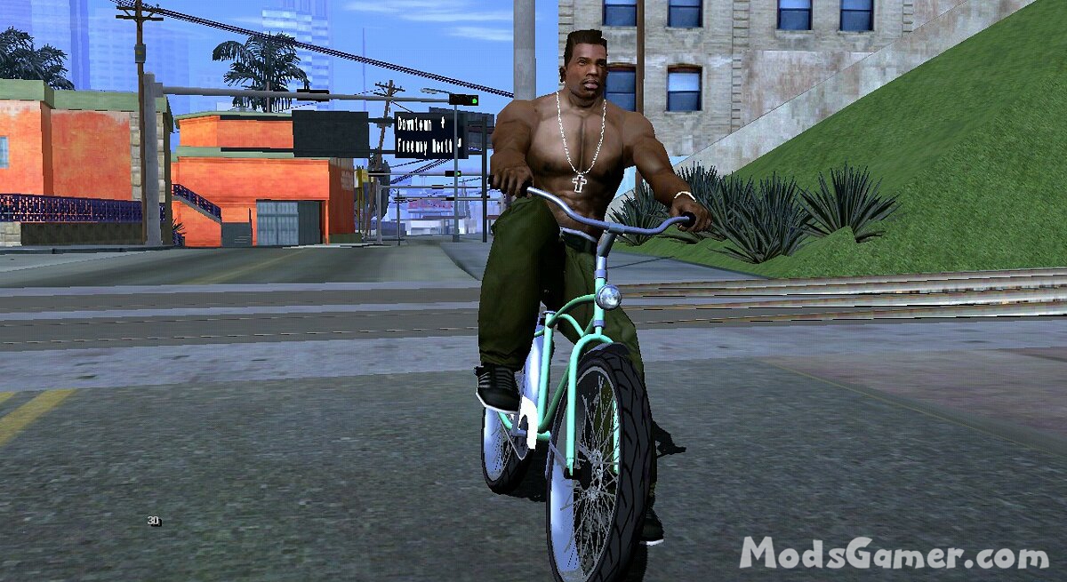 GTA 5 Cruiser Bicycle Mods for Grand Theft Auto San Andreas / GTASA