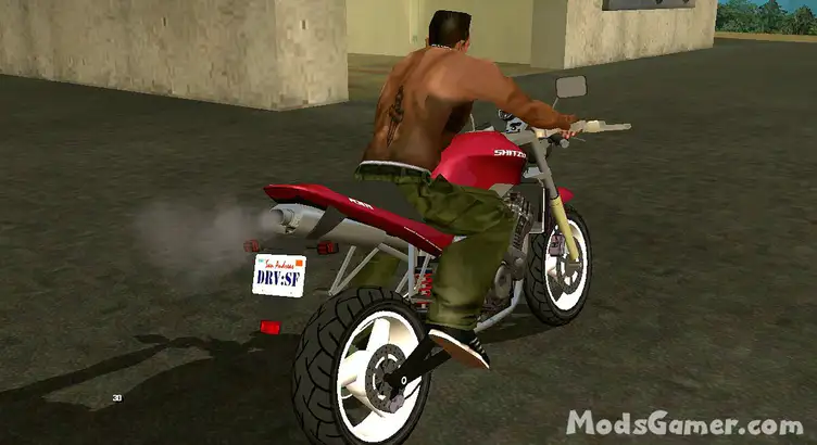 Shitzu PCJ-600 do GTA 5 - imagens, características e descrição de moto