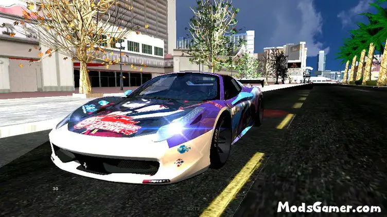 Ferrari 458 para GTA San Andreas