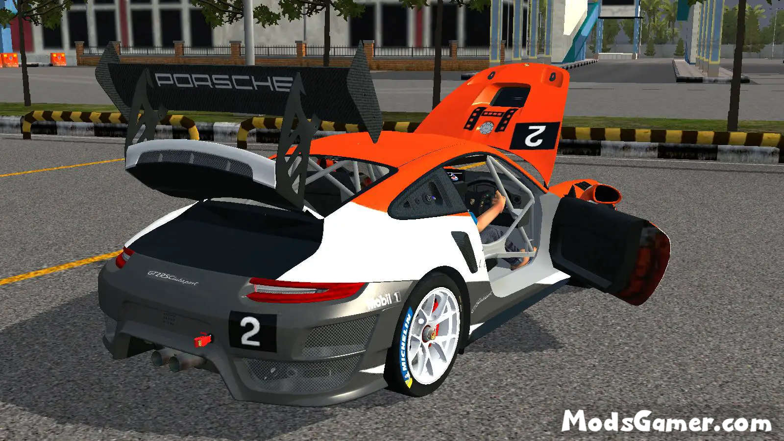 Porsche 911 GT2 RS Racing Livery Mod - Mods for Bus Simulator Indonesia ...