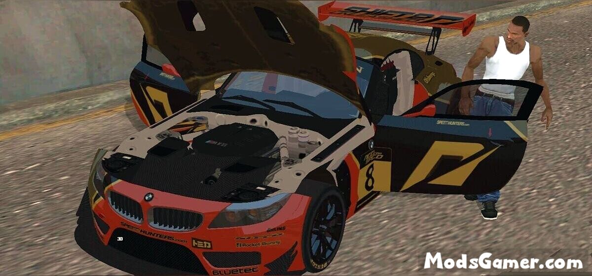 BMW Z4 GT3 Racing Livery Mod - Mods for Grand Theft Auto: San Andreas ...