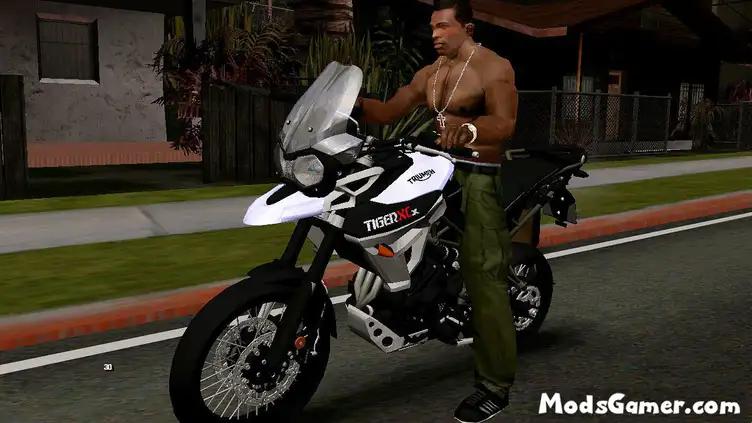 Download Triumph Tiger 800xc+Leve for GTA San Andreas