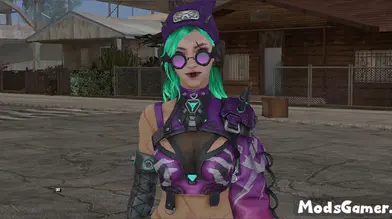 Free Fire Specter Squad (Female) Skin Mod | modsgamer.com