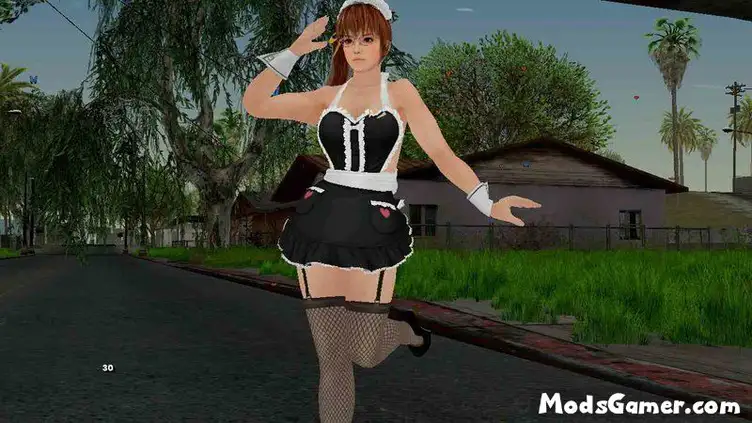 Grand Theft Auto: San Andreas Kasumi from Dead or Alive Mod