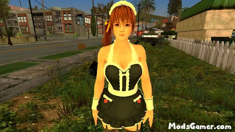 Grand Theft Auto: San Andreas Kasumi from Dead or Alive Mod