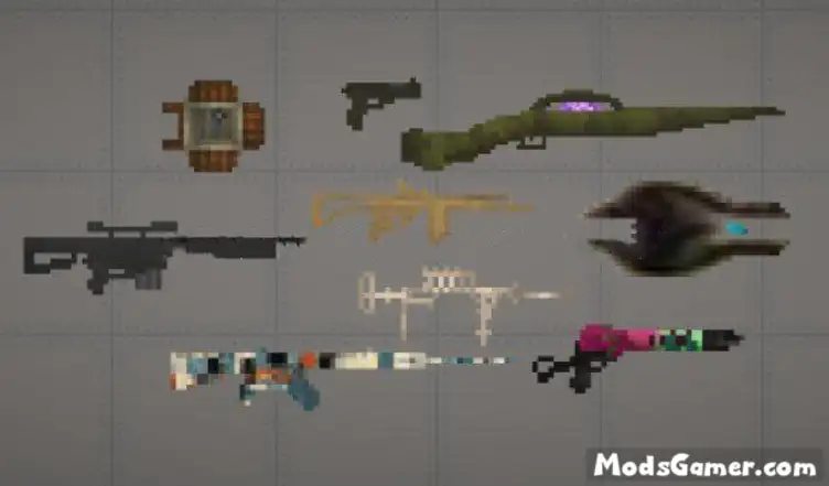 People Playground Melee Weapons Mod[8 Weapons] - Mods for Melon Playground  Sandbox PG