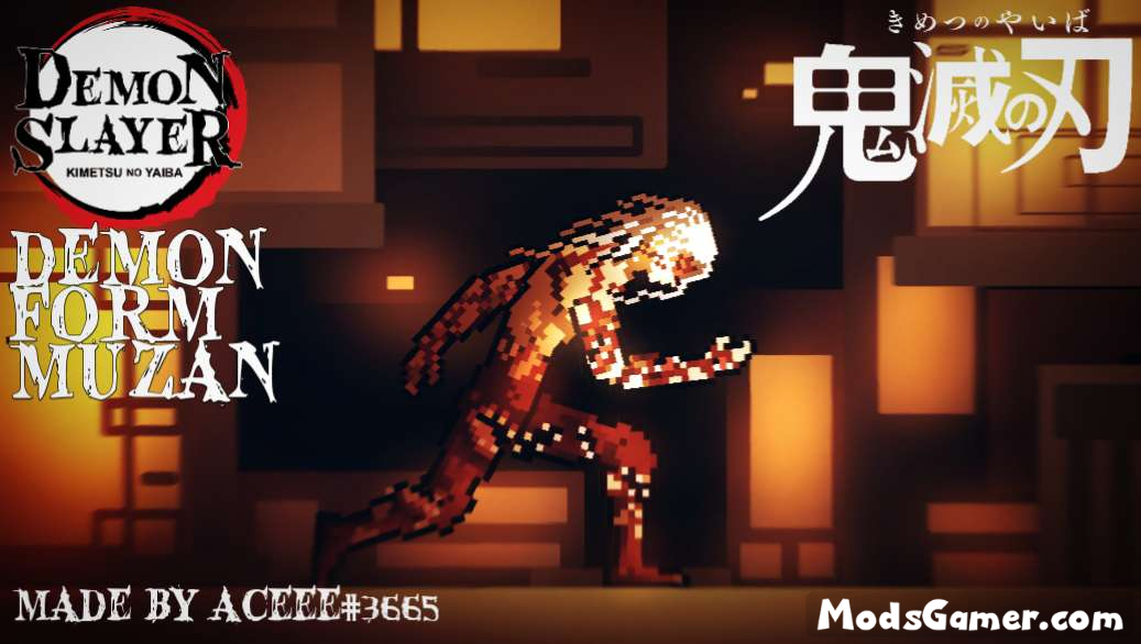 Muzan Kibutsuji Demon Slayer Mod Mods for Melon Playground Sandbox PG