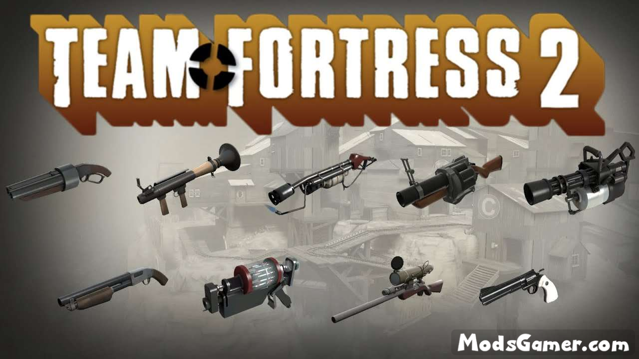 Team Fortress 2 Gun Mod[9 Guns] - Mods for Melon Playground Sandbox PG