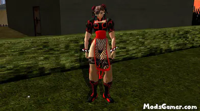 Chun Li in a sexy outfit Skin Mod | modsgamer.com