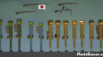 WWII Chinese and Japanese Soldiers and Weapons Mod | modsgamer.com