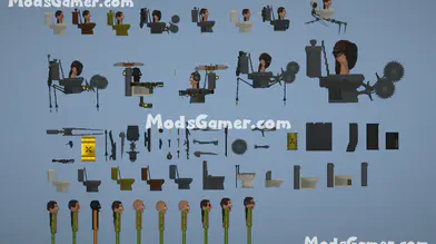 Skibidi Toilet Pack 2[13 Toilet] | modsgamer.com