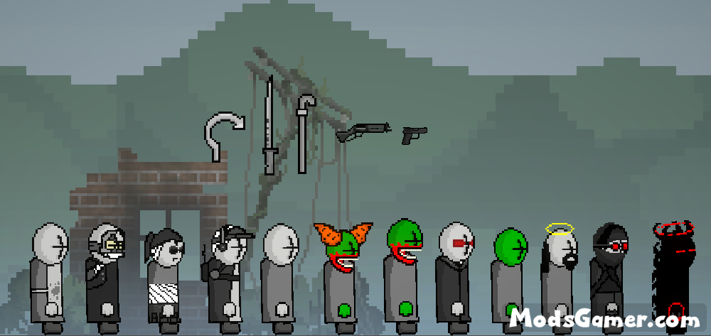 Madness Combat Characters And Weapon Collection Mod - Mods for Melon ...