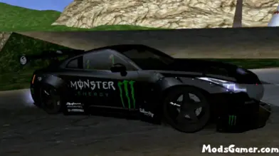 Nissan Gtr Monster Energy Racing Livery Mod(DFF only) | modsgamer.com