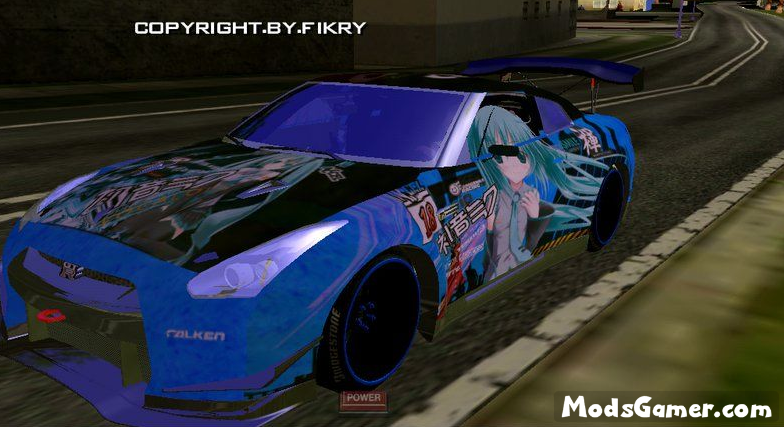 Nissan GTR Hatsune Miku Itasha Mod - Mods for Grand Theft Auto: San ...