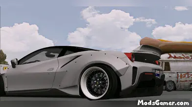Ferrari 488 Pista Liberty Walk Mod | modsgamer.com