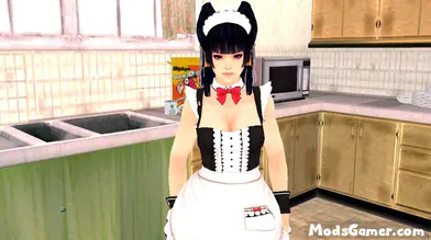 Nyotengu Maid Costume Skin Mod | modsgamer.com