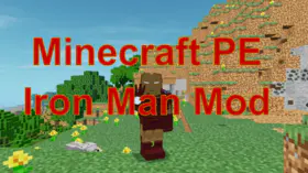 Minecraft PE Iron Man Mod | modsgamer.com