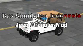 Bus Simulator Indonesia Jeep Wrangler Mod | modsgamer.com