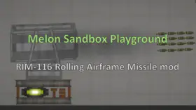 Melon Sandbox Playground RIM-116 Rolling Airframe Missile mod | modsgamer.com