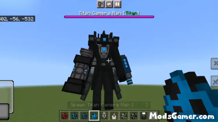 Skibidi toilet VS Cameraman Addon in Minecraft PE