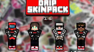 Drip Skin Pack 1.5 for Minecraft | modsgamer.com