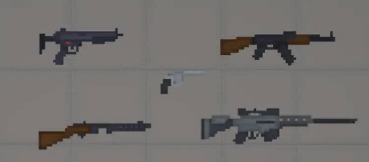 Making a Pixel Gun 3D mod for Melon Playground. I plan to add 30 functional  weapons in version 1. : r/MelonPlaygroundOFC