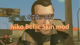 GTA SA Niko Bellic Skin mod | modsgamer.com