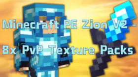 Minecraft PE Zion V2 - 8x PvP Texture Packs | modsgamer.com