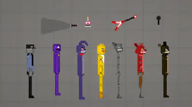 Five Nights at Freddy's Characters and Items Mod(FNAF) | modsgamer.com