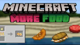 Minecraft PE More Food Mod | modsgamer.com