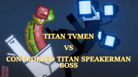 Titan TV man vs. Controlling Titan Speaker Boss | modsgamer.com