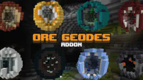 Minecraft PE Ore Geodes Mod | modsgamer.com