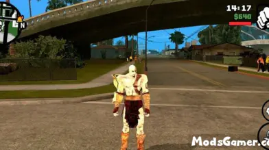 Kratos GTA skin mod | modsgamer.com
