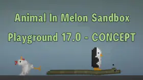 Animal In Melon Sandbox Playground 17.0 - CONCEPT | modsgamer.com