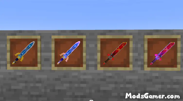 Vertical Swords Pack Minecraft Texture Pack