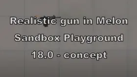 Realistic gun in Melon Sandbox Playground 18.0 - Concept | modsgamer.com