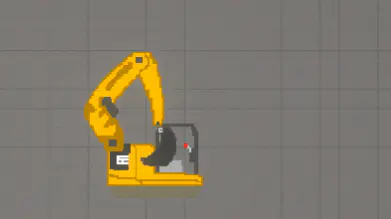 Yellow Excavator Mod | modsgamer.com