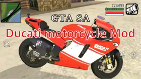 GTA SA Ducati motorcycle Mod | modsgamer.com