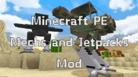 Minecraft PE Mechs and Jetpacks Mod | modsgamer.com